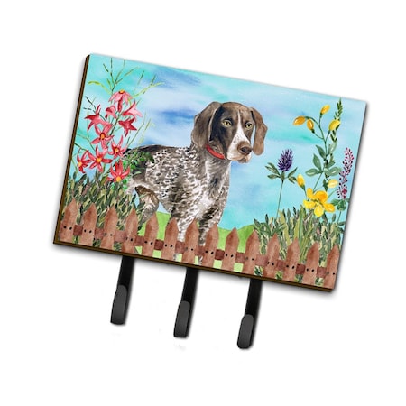 Jensendistributionservices German Shorthaired Pointer Spring Leash or Key Holder MI2087314